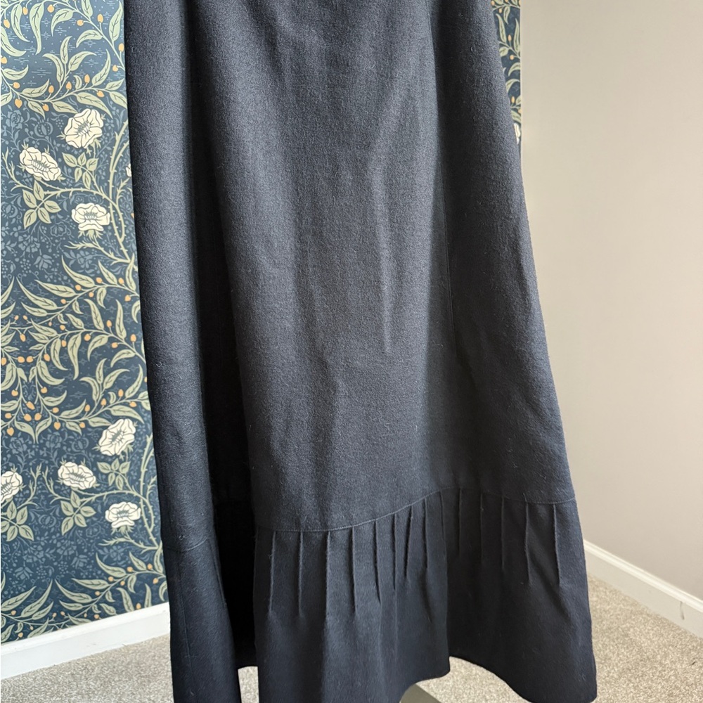 Marc Jacobs Black Wool A-Line Skirt - Picture 2 of 9
